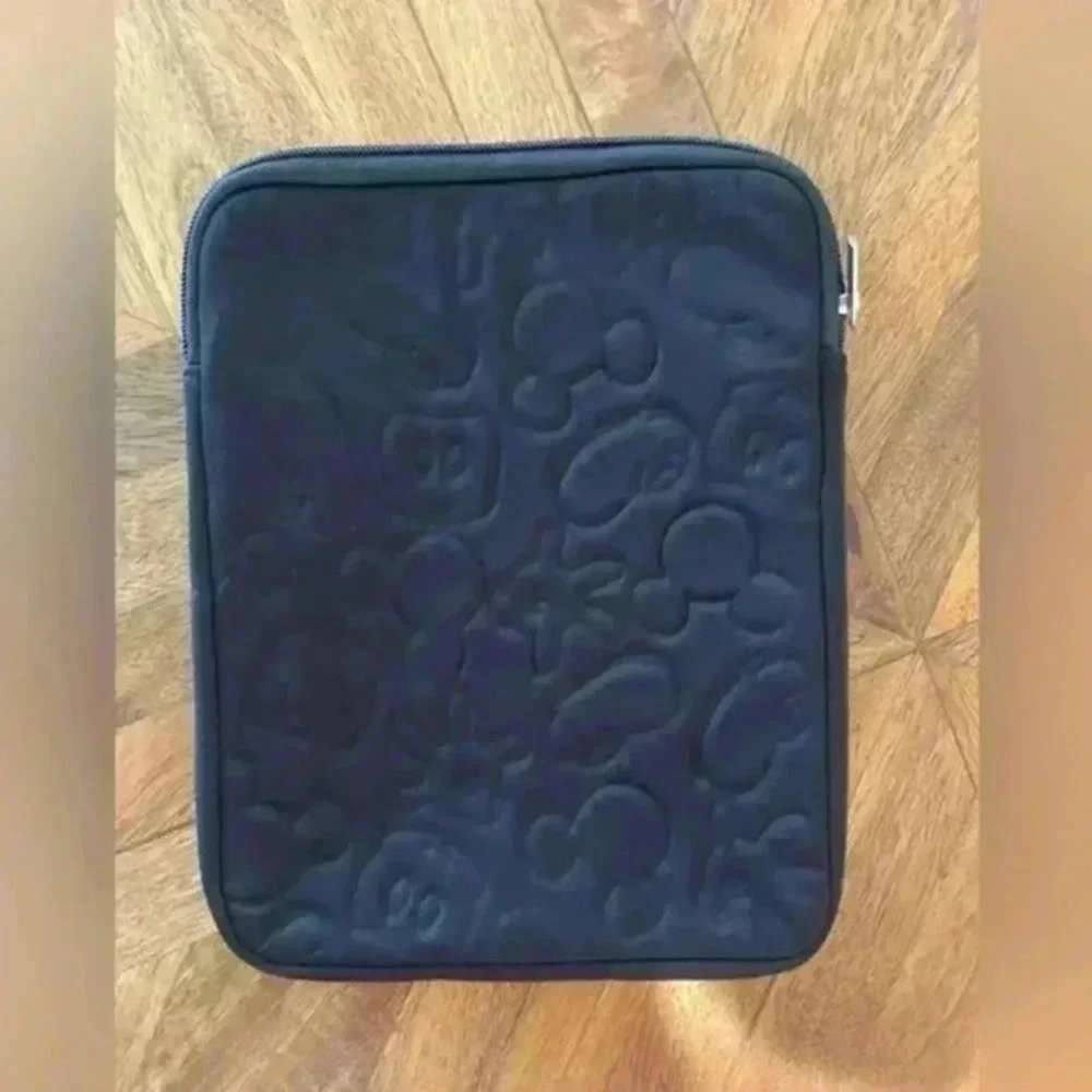 Disney black tablet protective sleeve with zipper closure